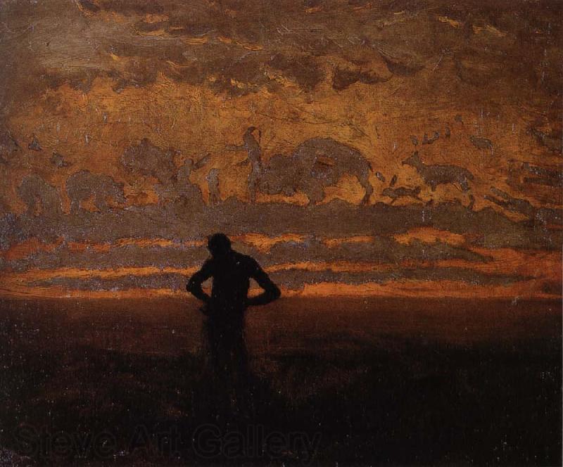 Thomas Eakins Landscape France oil painting art